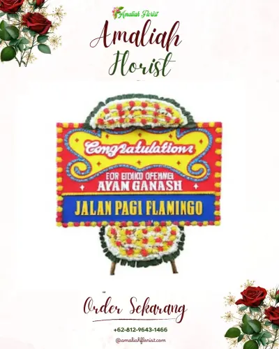 Bunga Papan Congratulation di Mustikasari